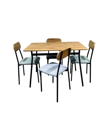 JUEGO MESA Y 4 SILLAS DENALI