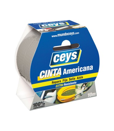 CINTA AMERICANA TACKCEYS GRIS 10X50