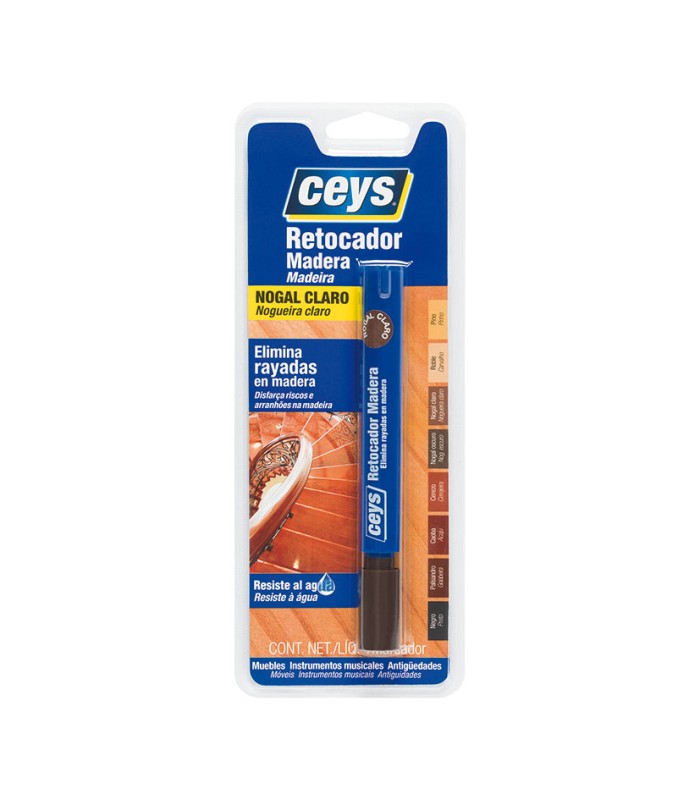 RETOCADOR DE MADERA NOGAL CLARO