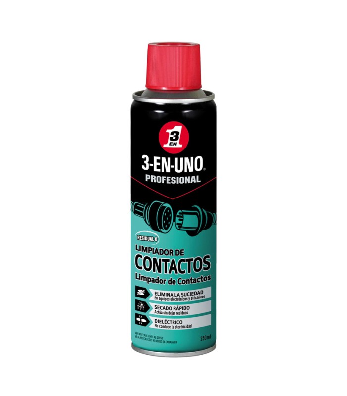 LIMPIADOR DE CONTACTOS 3EN1 250 ML.