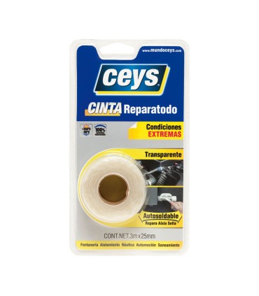 CINTA REPAR AUTOSOLDABLE TRANS 3MX25MM