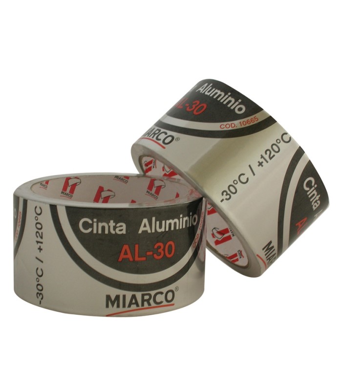 CINTA ADHESIVA DE ALUMINIO 50MMX10M