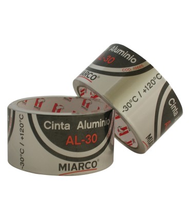 CINTA ADHESIVA DE ALUMINIO 50MMX10M