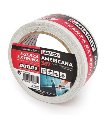 CINTA AMERICANA BLANCA 50X10 M.