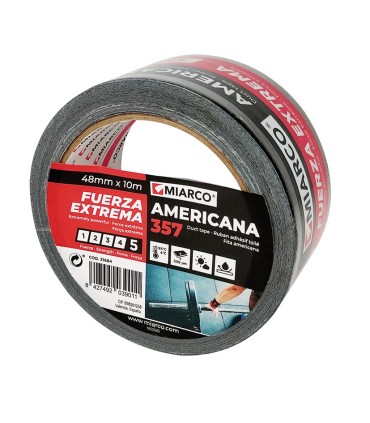 CINTA AMERICANA 30MX50MM NEGRA