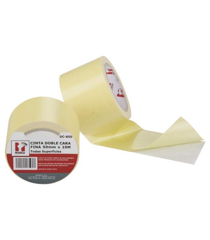 CINTA DOBLE CARA P/MOQUETAS 10M X 50MM