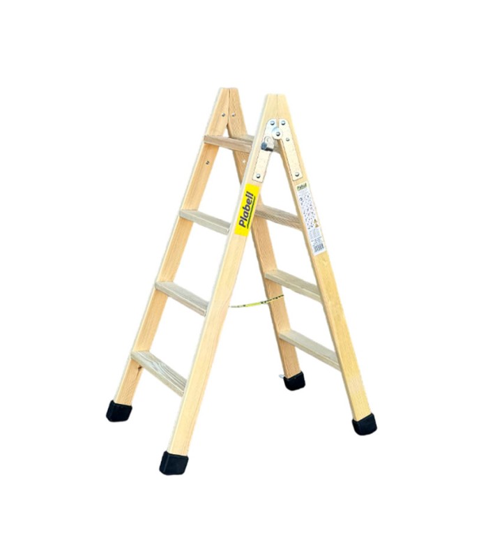 ESCALERA MADERA PLABELL 4 PELDAÑOS 60MM