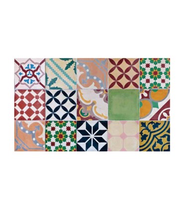 ALFOMBRA CROMA MOSAICO COLOR 45X75 cm