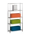 ESTANTERIA 5 BALDAS REGULABLE 180X60X35