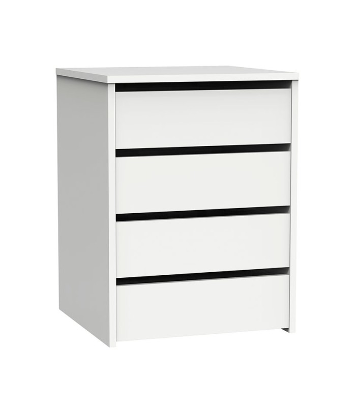 CAJONERA 4 CAJONES BLANCO BRILLO