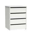 CAJONERA 4 CAJONES BLANCO BRILLO