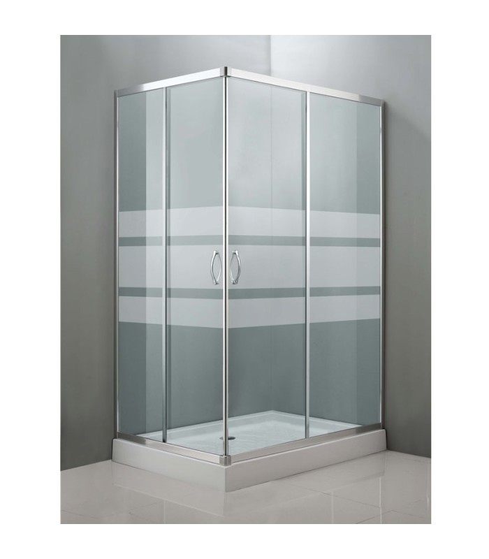 MAMPARA DUCHA ANGULAR 70X100cm CROMO
