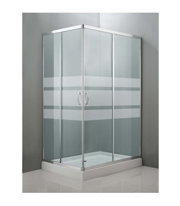 MAMPARA DUCHA ANGULAR 70X100cm CROMO