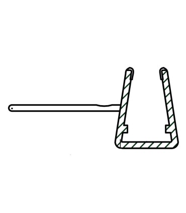 PERFIL 2 METROS JUNTA CRUCE 18MM 6/8MM