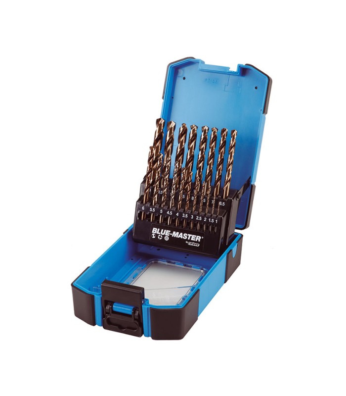 BROCA JGO.19PCS HSS-Co DIN338 Ø1-10X0,5M