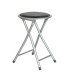 TABURETE MET.PLEGABLE METAL/NEGRO