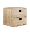 CAJONERA MODULAR 2 CAJONES 36X33X36cm
