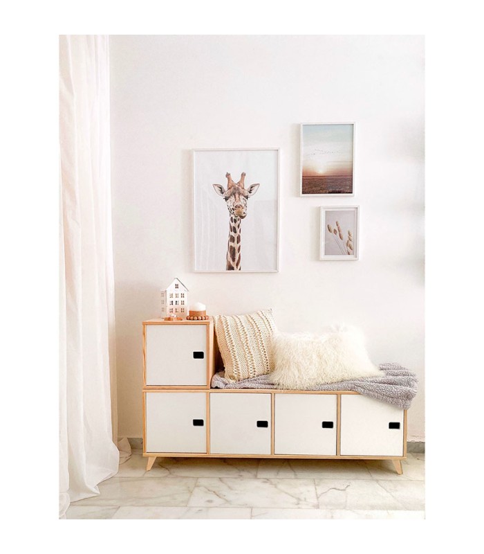 CUBO MODULAR PINO 36X32X36cm