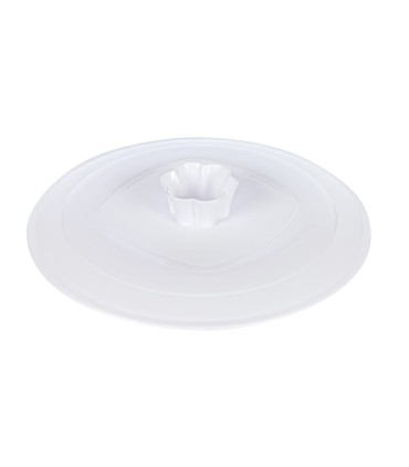 TAPA GIRATORTILLAS 28 CM. BLANCA