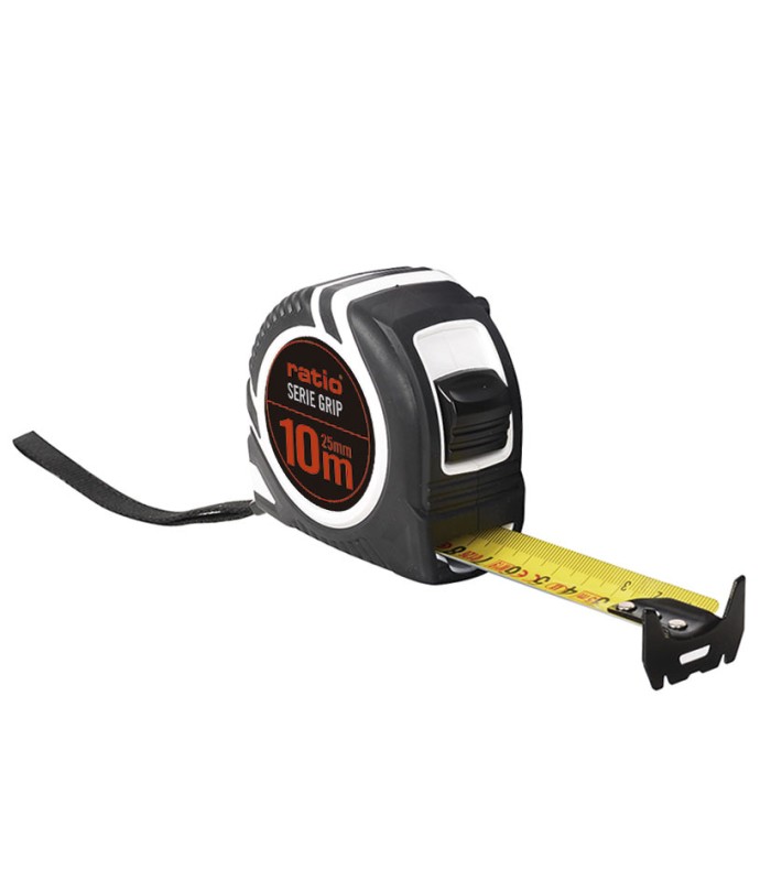 FLEXOMETRO CINTA 25/10 M. GRIP RATIO