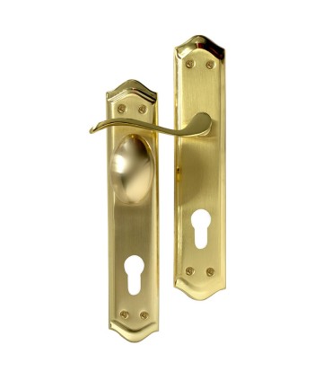 MANILLA IZQ + POMO FIJO C/B YAL85 PULIDO