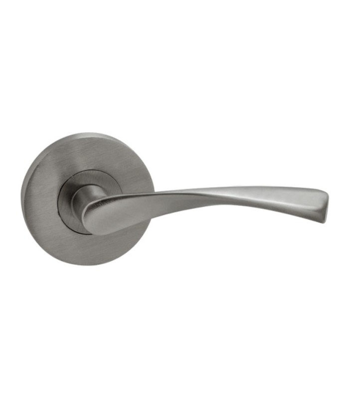 MANILLA. ROSETA Ø 65 MM  NIQUEL SATINADO