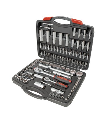 MALETIN HERR.108 PZAS.1/4"1/2"CR-V RATIO