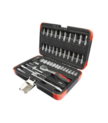 ESTUCHE VASOS Y PUNTAS 46 PCS CR-V RATIO