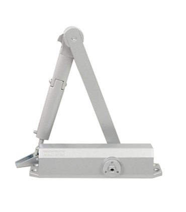 CIERRAPUERTAS DC2 EN 2-4 PLATA RETENEDOR