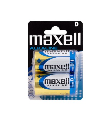 PILA ALCALINA MAXELL D LR20 2PILAS