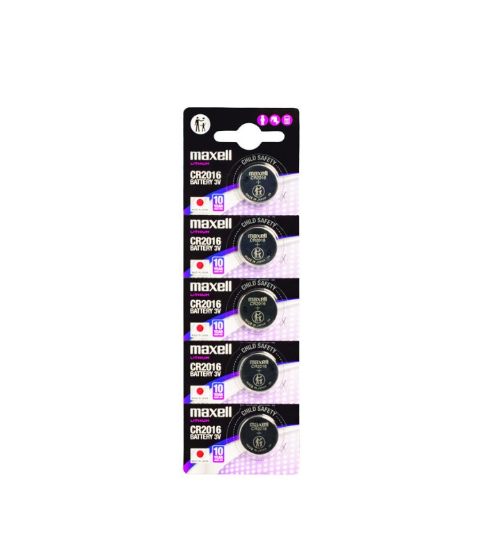 PILA BOTON MAXELL CR-2016 BL 5UN