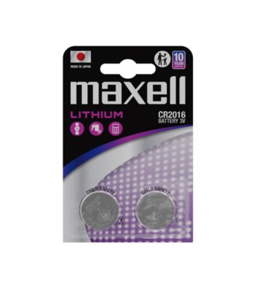 P.BOTON MAXELL CR-2016 BL 2UN