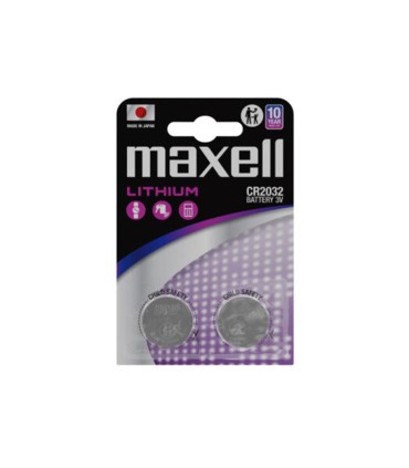 P.BOTON MAXELL CR-2032 BL 2UN