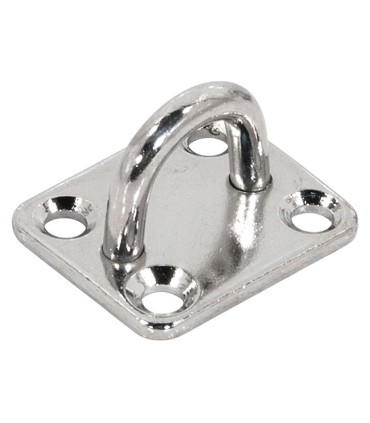 ASA AMARRE C/PLACA 6MM. INOX A316 10 ud.