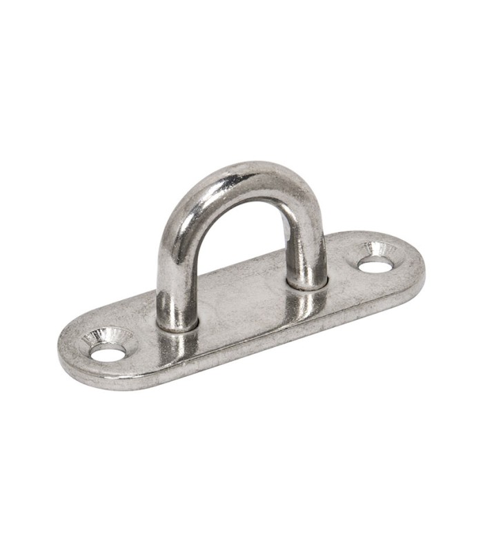 PLACA OVAL 5MM. A4 INOX A316. 10 unid.