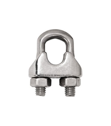 SUJETACABLE DIN 741 10MM.  INOX A31 10 u