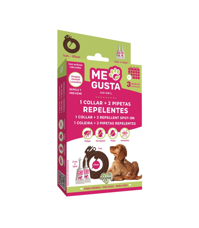 PACK REPELENTE COLLAR + 2 PIPETAS PERRO