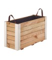 JARDINERA BAMBOU 80X30X43,5 CM, 72L
