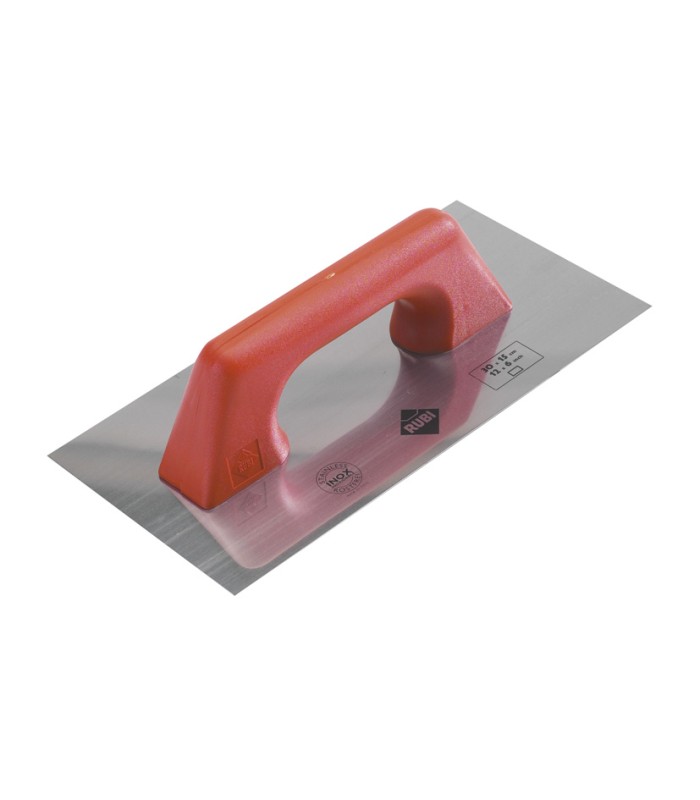 LLANA ACERO MANGO PLASTICO 30X15CM.RUBI