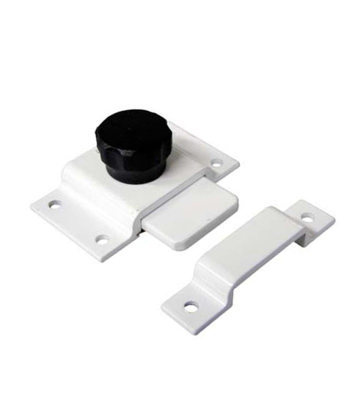 PASADOR CRUZ. LACADO BLANCO/NEGRO