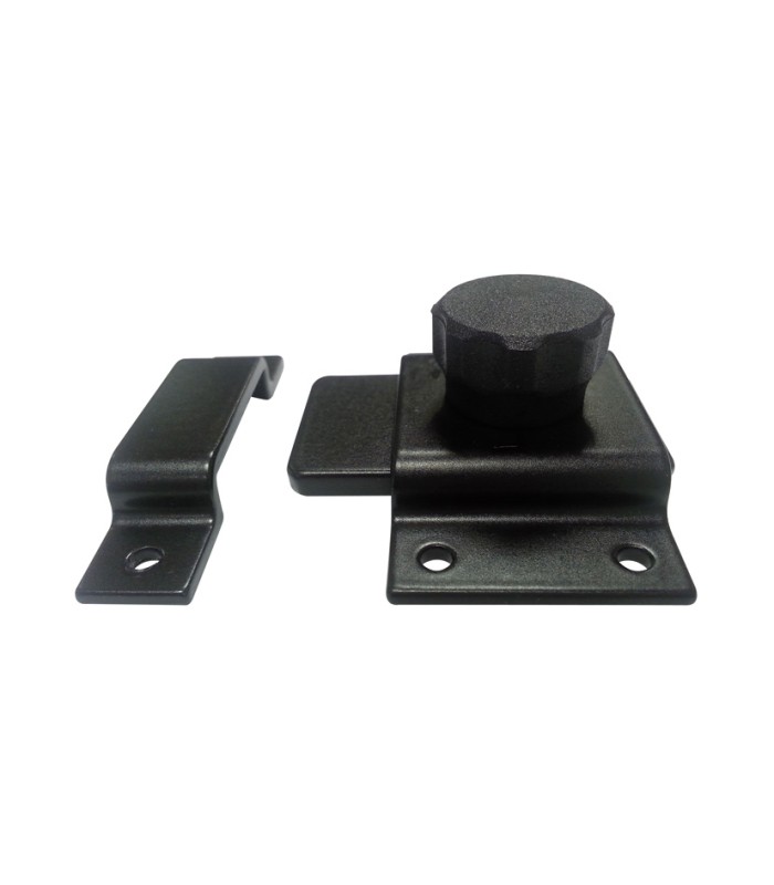 PASADOR CRUZ. LACADO NEGRO.