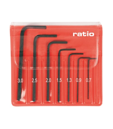 LLAVES ALLEN JGO.7 (0,7-3MM) PRECIS.RATI