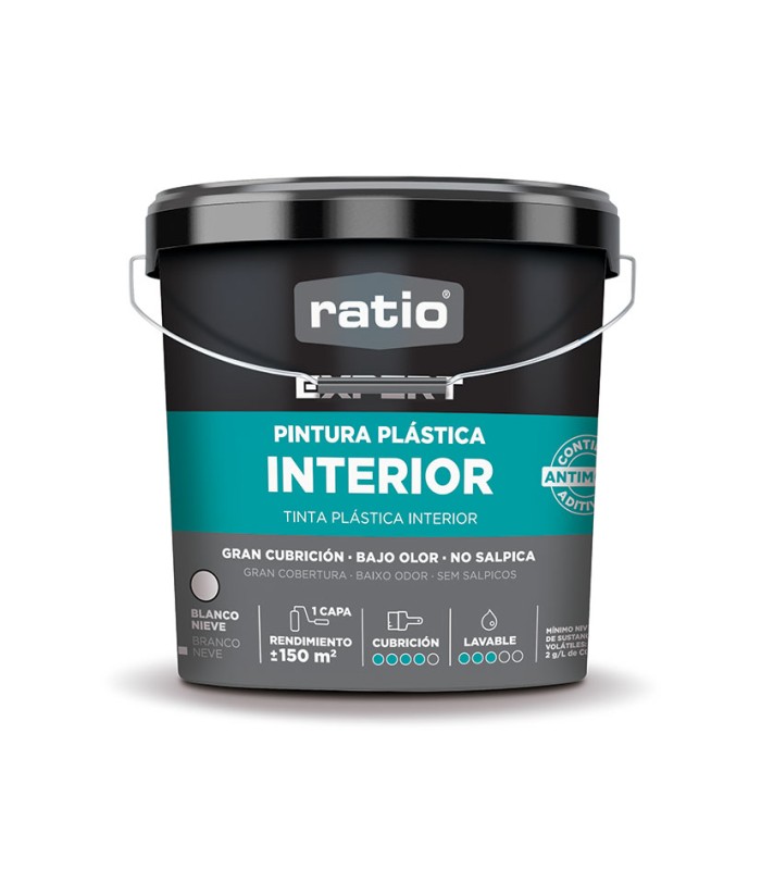 PINTURA PLÁSTICA INT. RATIO EXPERT 15L