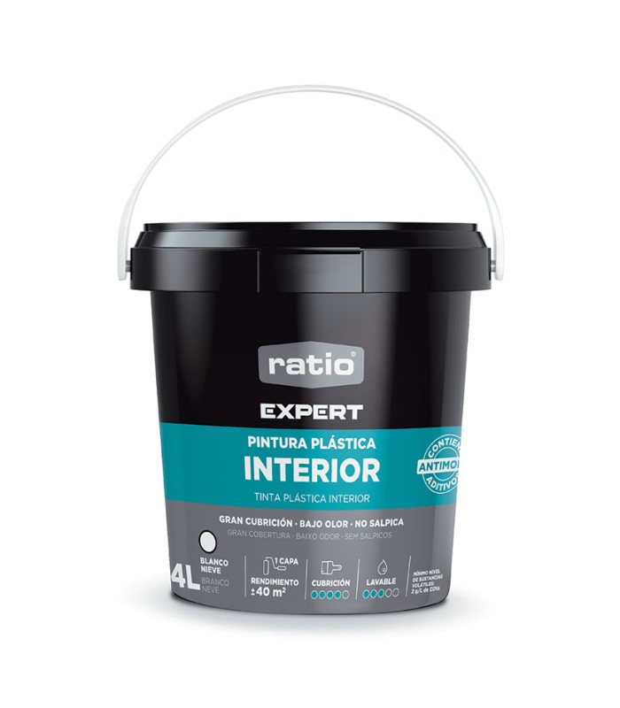 PINTURA PLÁSTICA INT. RATIO EXPERT 4L