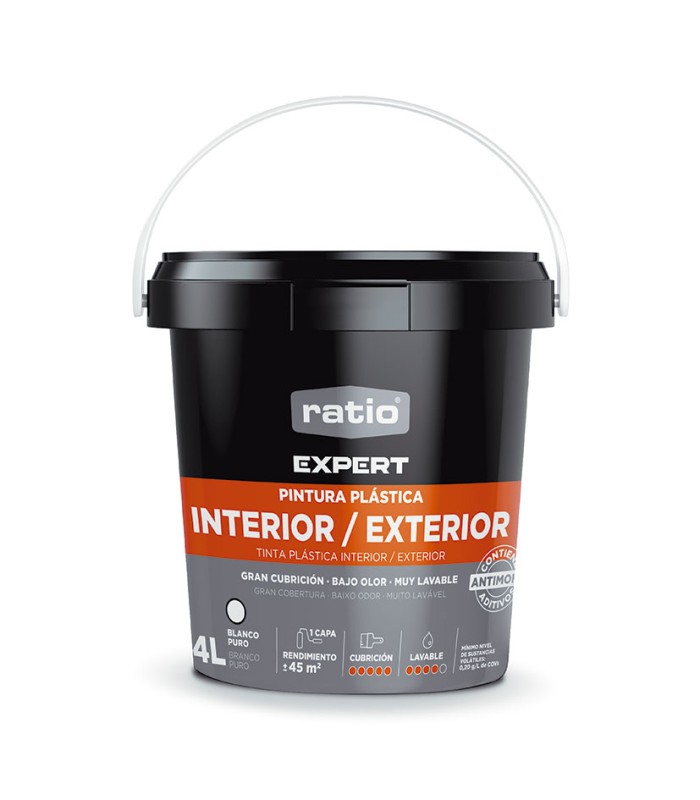PINTURA PL. INT/EXT RATIO EXPERT 4L