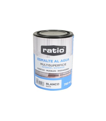 ESMALTE ACRIL.MATE MULT. BL.RATIO 750ML