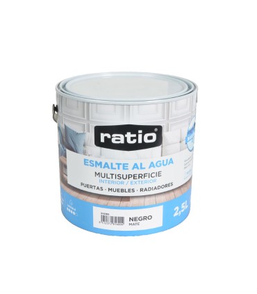 ESMALTE ACRIL.MATE MULT.NG.RATIO 2.5L