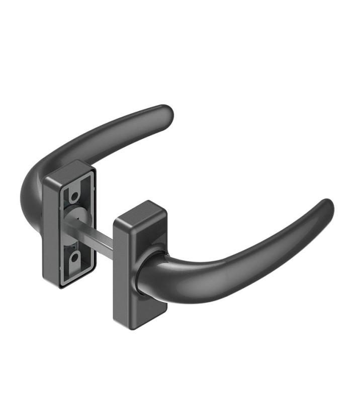 MANUBRIO ALUMINIO NEGRO. M. 6080