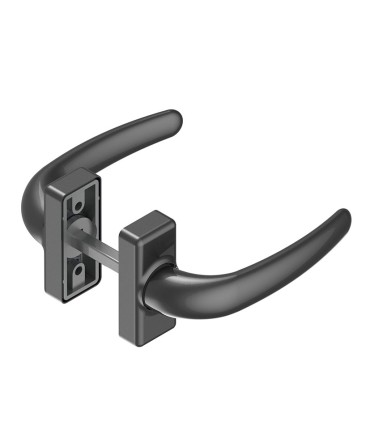 MANUBRIO ALUMINIO NEGRO. M. 6080