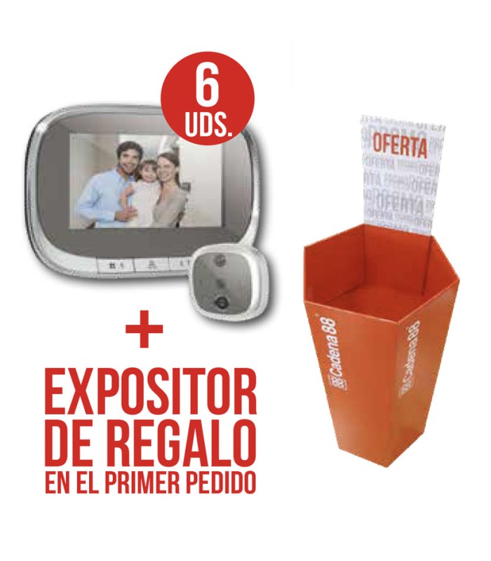 6 MIRILLA DIGITAL P.4,3" CON EXPOSITOR